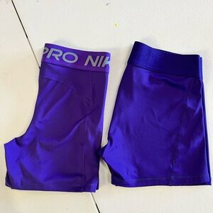 Nike Pro Vivid Purple Training Shorts
